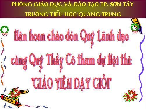 Tuần 29-30. MRVT: Du lịch - Thám hiểm