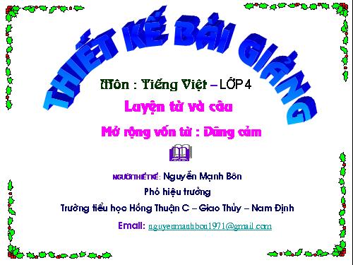 Tuần 25-26. MRVT: Dũng cảm