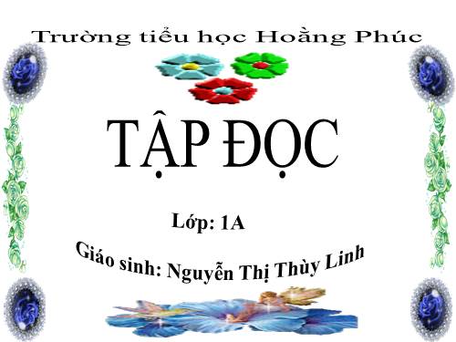 Tuần 6. Mời vào