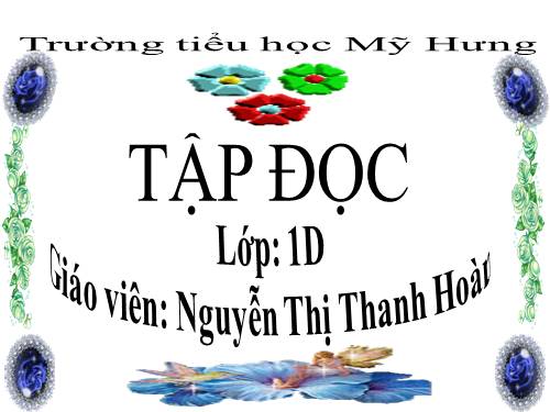 Tuần 6. Mời vào