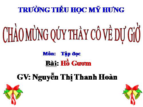 Tuần 9. Hồ Gươm