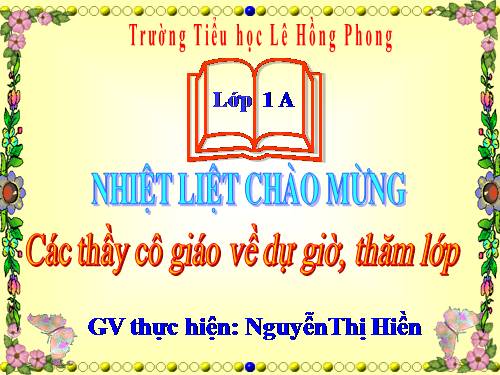 Tuần 1. Trường em