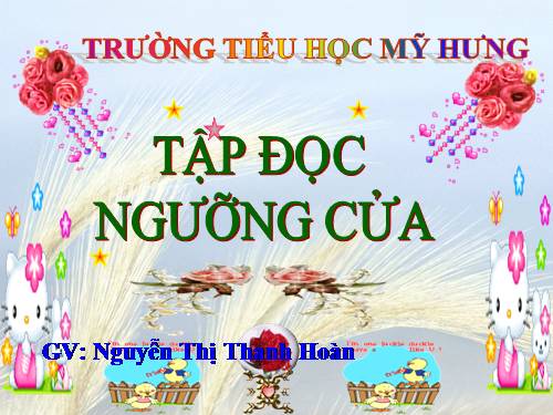 Tuần 8. Ngưỡng cửa