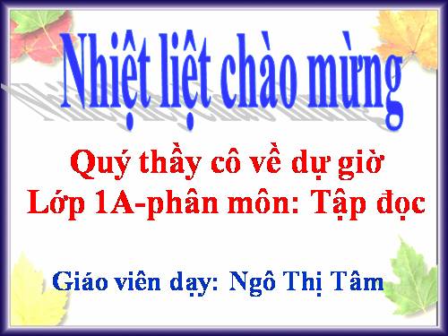 Tuần 5. Ngôi nhà