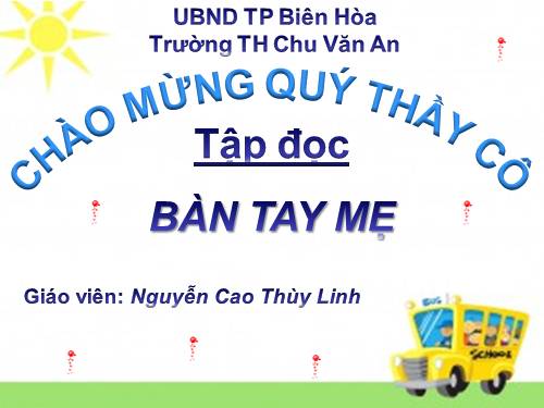 Tuần 2. Bàn tay mẹ