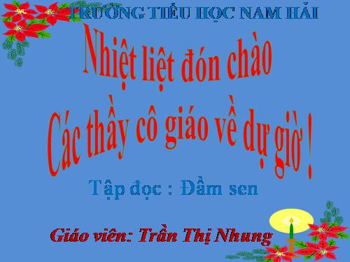 Tuần 6. Đầm sen