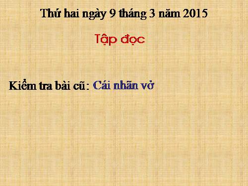 Tuần 2. Bàn tay mẹ