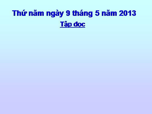 Tuần 12. ò... ó... O