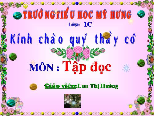 Tuần 3. Hoa ngọc lan