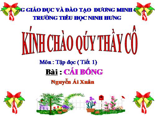 Tuần 2. Cái Bống