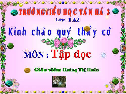 Tuần 3. Hoa ngọc lan