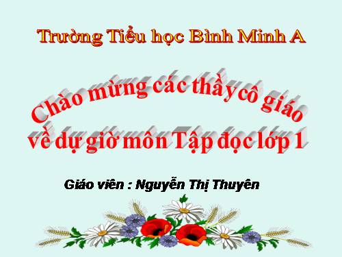 Tuần 2. Cái Bống