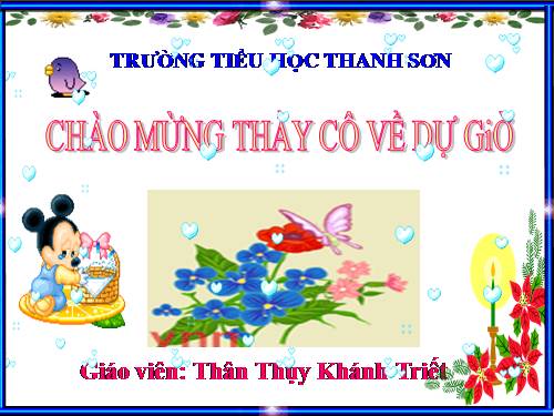 Tuần 3. Hoa ngọc lan