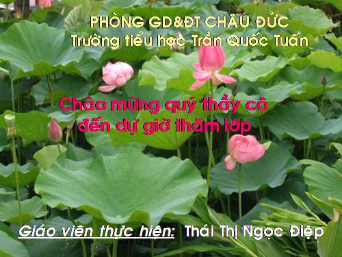 Tuần 1. Tặng cháu