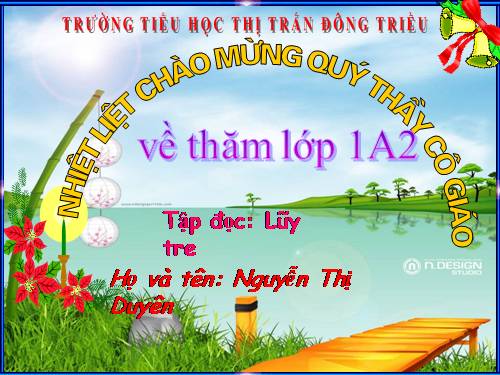 Tuần 9. Luỹ tre