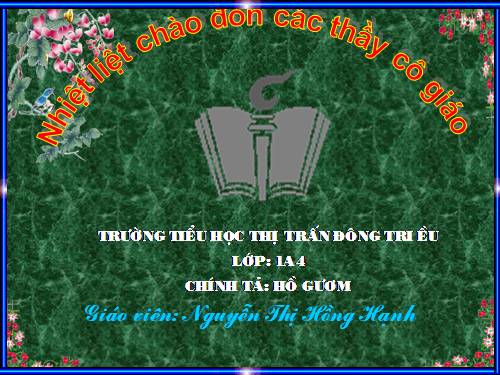 Tuần 9. Hồ Gươm