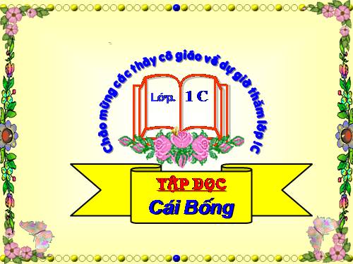 Tuần 2. Cái Bống