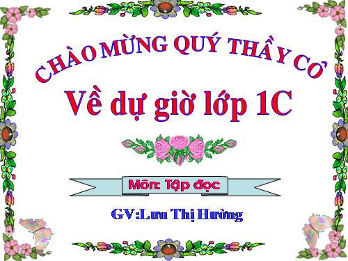 Tuần 1. Tặng cháu