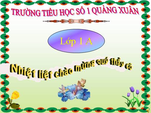 Tuần 1. Tặng cháu