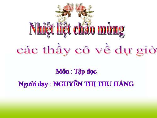 Tuần 6. Chú công