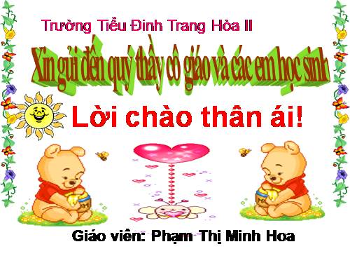 Tuần 1. Tặng cháu