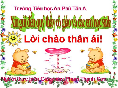 Tuần 1. Tặng cháu