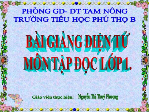 Tuần 3. Ai dậy sớm