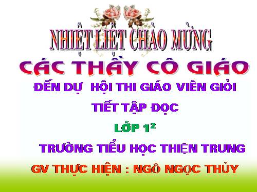 Tuần 3. Ai dậy sớm