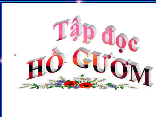 Tuần 9. Hồ Gươm