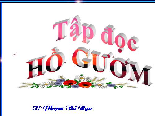 Tuần 9. Hồ Gươm