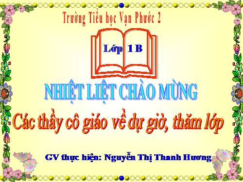 Tuần 1. Trường em