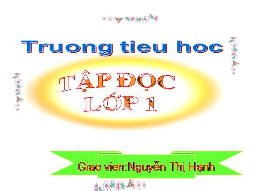 Tuần 5. Ngôi nhà