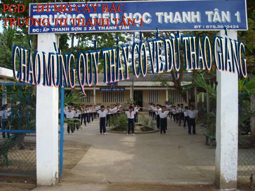 Tuần 1. Trường em