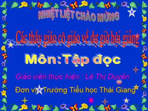 Tuần 6. Chú công