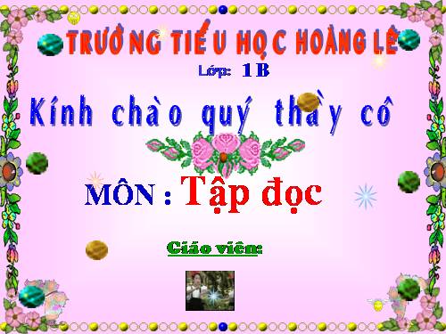 Tuần 3. Hoa ngọc lan