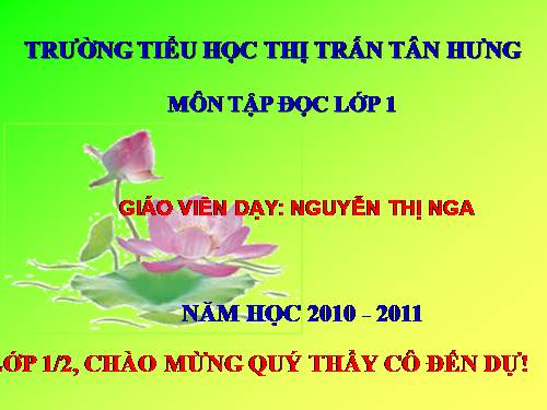 Tuần 6. Đầm sen