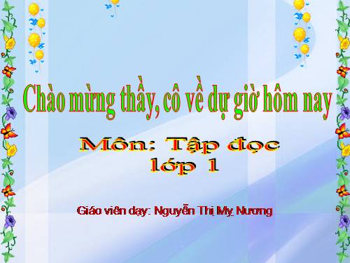 Tuần 6. Chú công