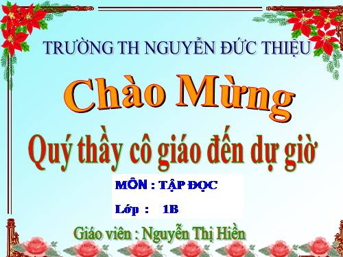 Tuần 2. Cái Bống