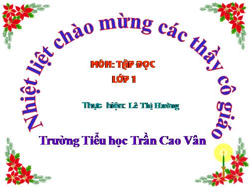 Tuần 5. Quà của bố