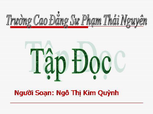 Tuần 1. Trường em