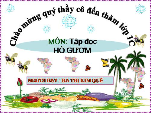 Tuần 9. Hồ Gươm