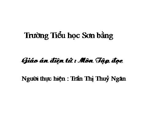 Tuần 3. Ai dậy sớm