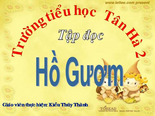 Tuần 9. Hồ Gươm