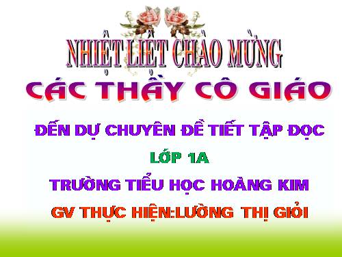 Tuần 3. Ai dậy sớm