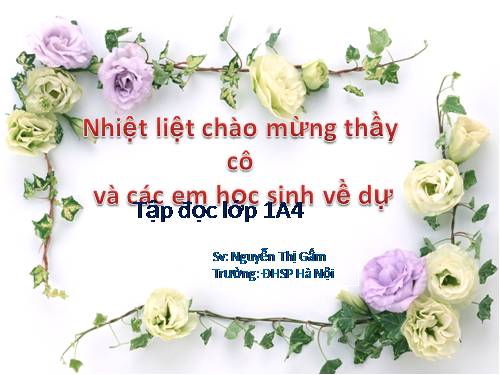 Tuần 5. Ngôi nhà