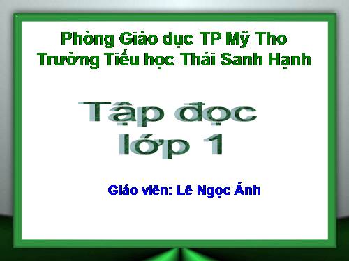 Tuần 6. Đầm sen