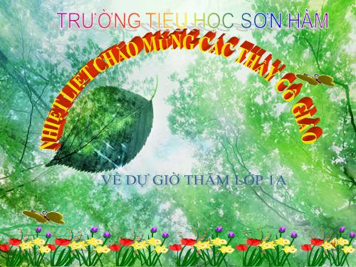 Tuần 3. Mưu chú Sẻ