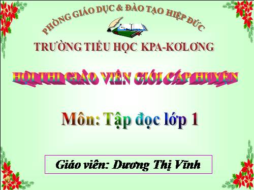 Tuần 3. Hoa ngọc lan