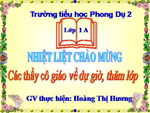 Tuần 1. Trường em