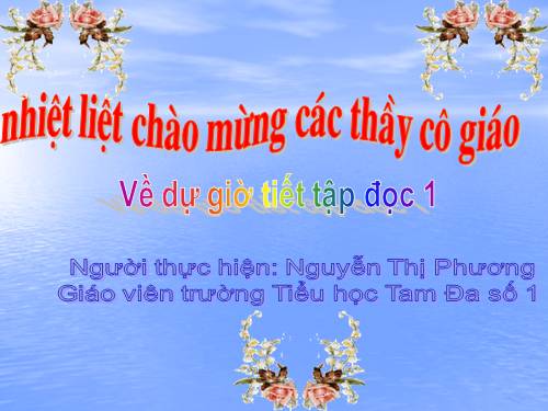 Tuần 1. Trường em